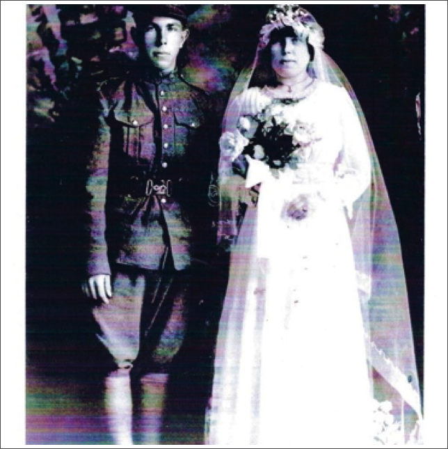 William Udell, son of Margaret Degeer and John Udell served in the military during World War I